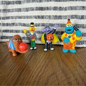 Vintage 80s/90s The Muppets and Sesame Street Colorful Character Figurines